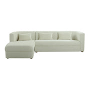 Callie - Velvet Sectional - LAF - R&R Furniture Gallery (Fountain Valley, CA)