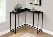 Corner Accent Console Table For Entryway, Contemporary & Modern - Black - R&R Furniture Gallery (Fountain Valley, CA)
