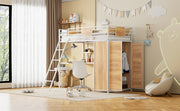 Loft Bed With L Shape Desk And Wardrobe - R&R Furniture Gallery (Fountain Valley, CA)
