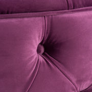 Noble House modern glam upholstered ottoman with plush fabric and sleek design, ideal for stylish living room decor.