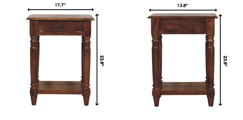Turned Legs Drawer Table - R&R Furniture Gallery (Fountain Valley, CA)