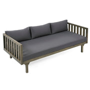 Claremont - 3 Seater Daybed Teak Acacia Wood Water Resistant Cushions - R&R Furniture Gallery (Fountain Valley, CA)