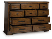 Taffenbrook - Dresser - Medium Brown - R&R Furniture Gallery (Fountain Valley, CA)