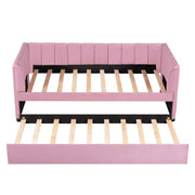 Upholstered Daybed With Ergonomic Design Backrest - R&R Furniture Gallery (Fountain Valley, CA)