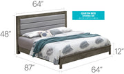 Transitional Modern Design Bed - R&R Furniture Gallery (Fountain Valley, CA)