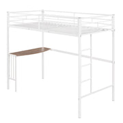 Bunk Bed With Desk, Ladder And Quality Slats For Bedroom - R&R Furniture Gallery (Fountain Valley, CA)