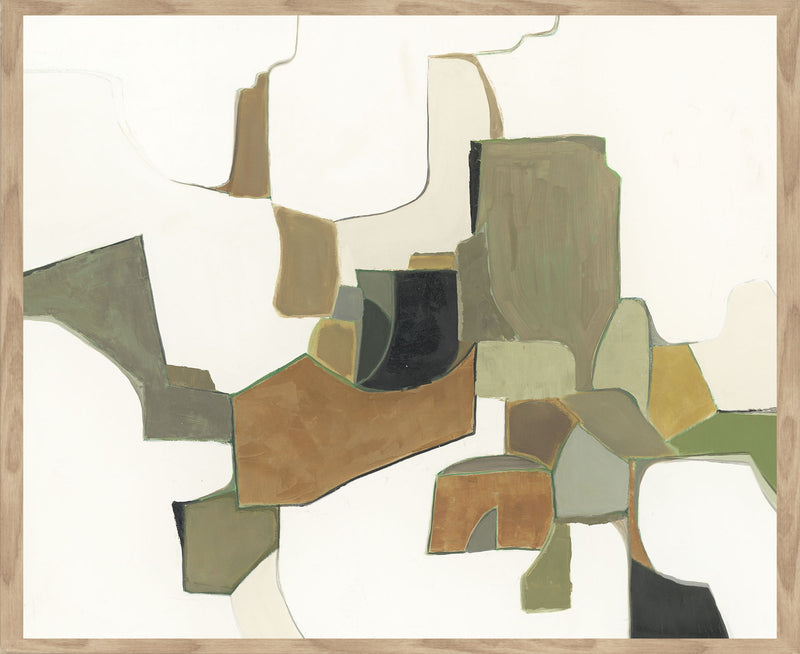 Walton - 48" x 72" Painting By Buddy Whitlock - Green / White - R&R Furniture Gallery (Fountain Valley, CA)