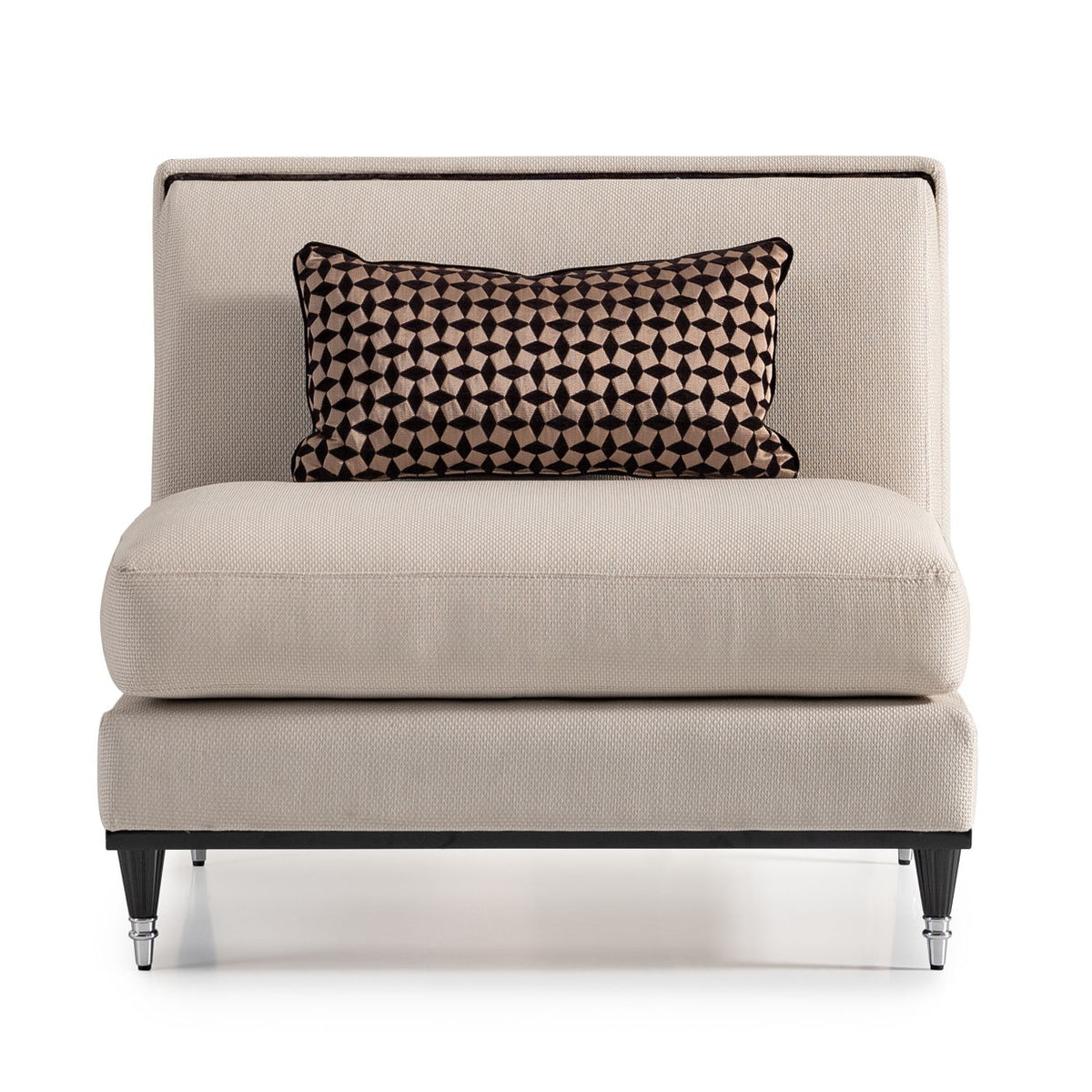 La Francaise - Armless Accent Chair - R&R Furniture Gallery (Fountain Valley, CA)
