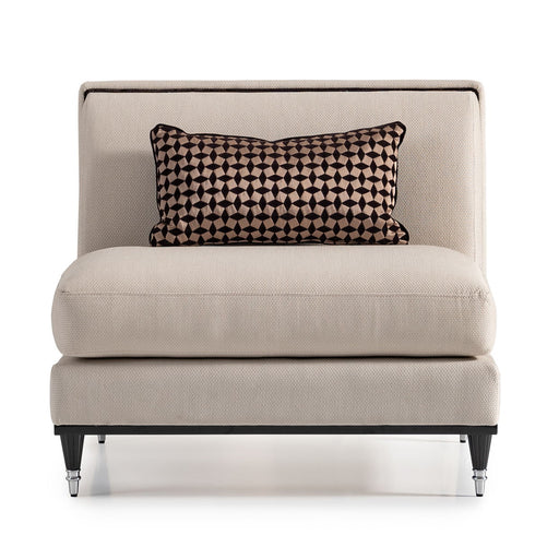 La Francaise - Armless Accent Chair - R&R Furniture Gallery (Fountain Valley, CA)