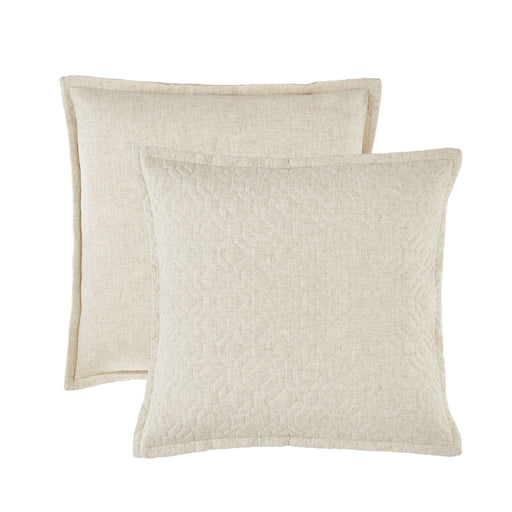 Taylor - 26" Square Euro Sham - Linen - R&R Furniture Gallery (Fountain Valley, CA)