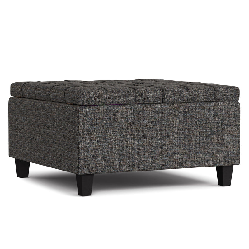 Harrison - Upholstered Coffee Table Storage Ottoman - R&R Furniture Gallery (Fountain Valley, CA)