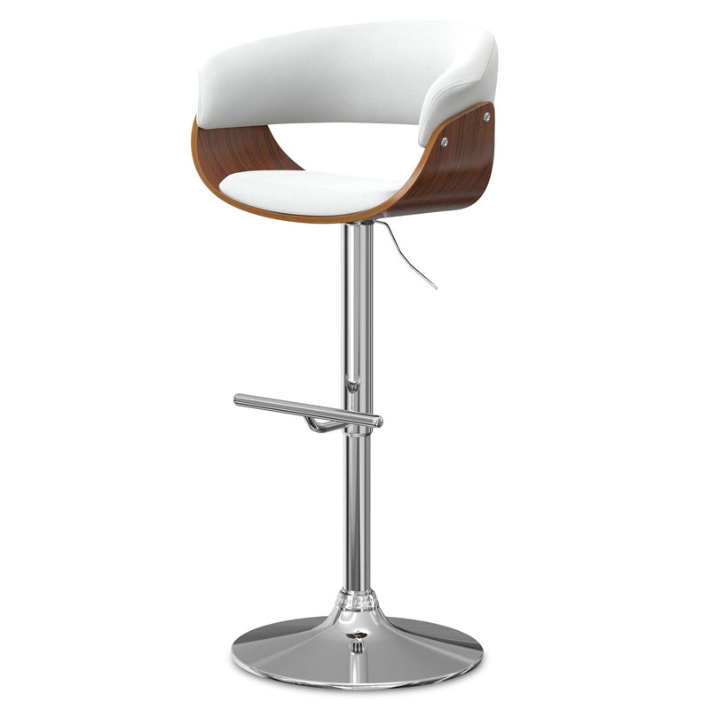 Sheldon - Upholstered Adjustable Swivel Bar Stool - R&R Furniture Gallery (Fountain Valley, CA)