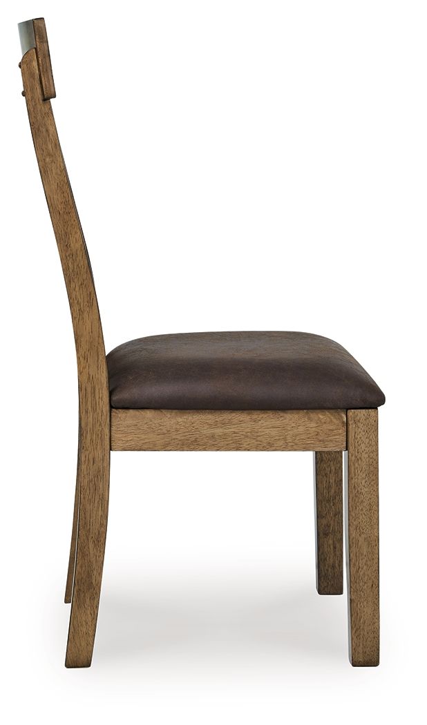 Urbinforte - Dining Upholstered Side Chair (Set of 2) - Light Brown - R&R Furniture Gallery (Fountain Valley, CA)