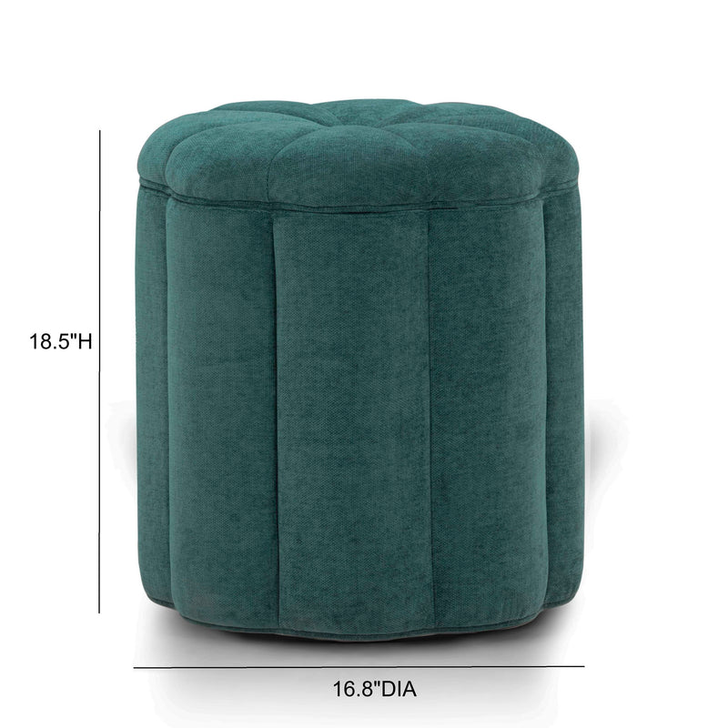 Fleur - Storage Ottoman - R&R Furniture Gallery (Fountain Valley, CA)