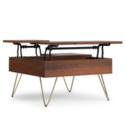Hunter - Handcrafted Lift Top Coffee Table - R&R Furniture Gallery (Fountain Valley, CA)