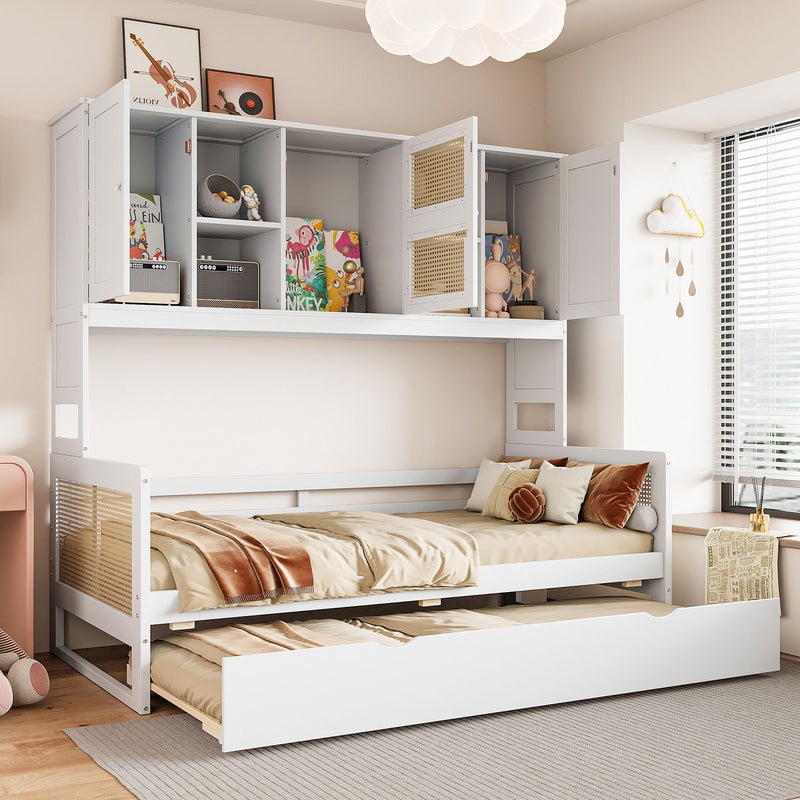 Daybed And All In One Cabinet And Shelf - R&R Furniture Gallery (Fountain Valley, CA)