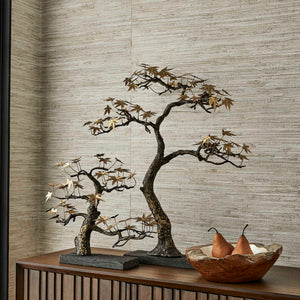 Bonsai - Large Sculpture - Brass / Woodtone