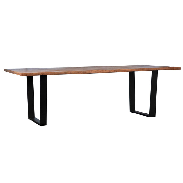 Castro - Dining Table - Medium Brown And Black