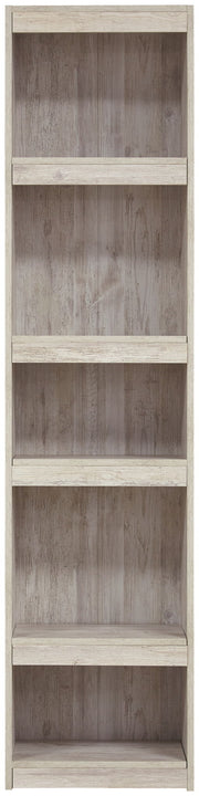 Willowton - Pier - 4 Shelves - Whitewash - R&R Furniture Gallery (Fountain Valley, CA)