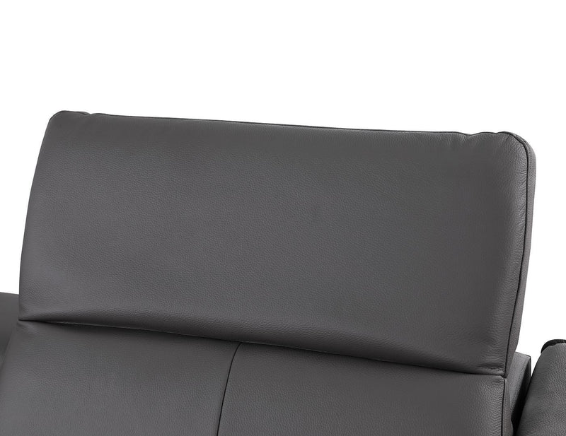 1208 - 7 Piece Leather Sofa With 4 Power Recliners And Power Headrests