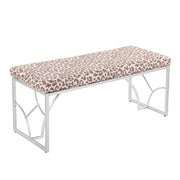 Lumi Source Constellation contemporary upholstered bench with a sleek design and plush fabric, perfect for modern living spaces.