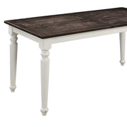 Dining Table With Leaf, Expandable - Brown - R&R Furniture Gallery (Fountain Valley, CA)