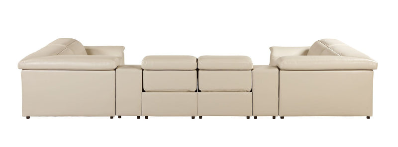 9762 - 8-Piece U Shaped Sectional Sofa With 4 Power Recliner