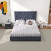 Donald - Mid-Century Modern Upholstered Platform Bed - R&R Furniture Gallery (Fountain Valley, CA)
