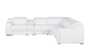 1116 - Power Reclining Italian Leather Sectional - R&R Furniture Gallery (Fountain Valley, CA)