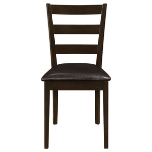 Arvin - 5 Piece Dining Set With Rectangular Table And Bench With Seats - Cappuccino