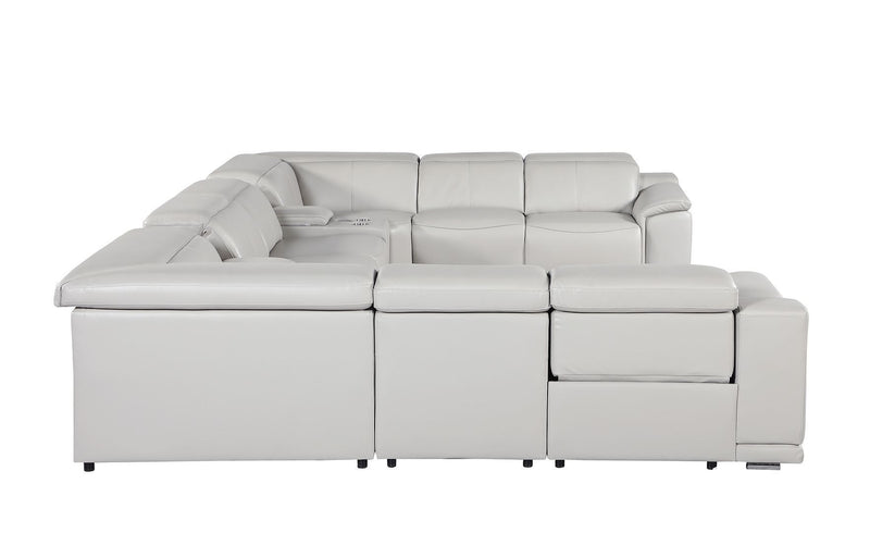 9762 - 10-Piece U-Shaped Sectional Sofa With 4 Power Recliners