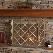 Margaret - 3 Panel Fireplace Screen Iron - R&R Furniture Gallery (Fountain Valley, CA)