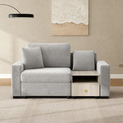 Modular Sofa Couch With Storage Armrest And Center Console - R&R Furniture Gallery (Fountain Valley, CA)