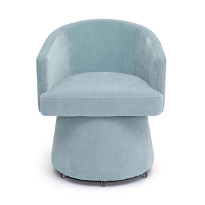 Kristen - Upcycled Chenille Rolling Desk Chair - R&R Furniture Gallery (Fountain Valley, CA)