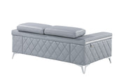1140 - Top Grain Italian Leather Loveseat - R&R Furniture Gallery (Fountain Valley, CA)