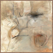 Ochre II - 48" x 48" Painting By Buddy Whitlock - Walnut - R&R Furniture Gallery (Fountain Valley, CA)