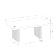 Donnie - Dining Table - Natural - R&R Furniture Gallery (Fountain Valley, CA)