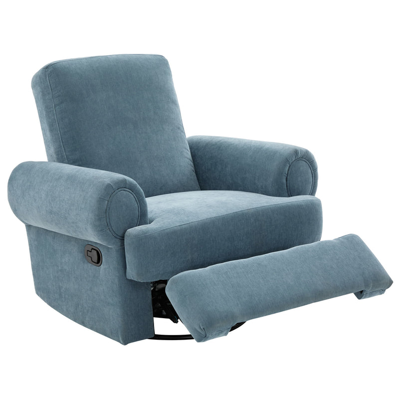 Manual Swivel Recliner Rocker Chair With Adjustable Backrest - R&R Furniture Gallery (Fountain Valley, CA)