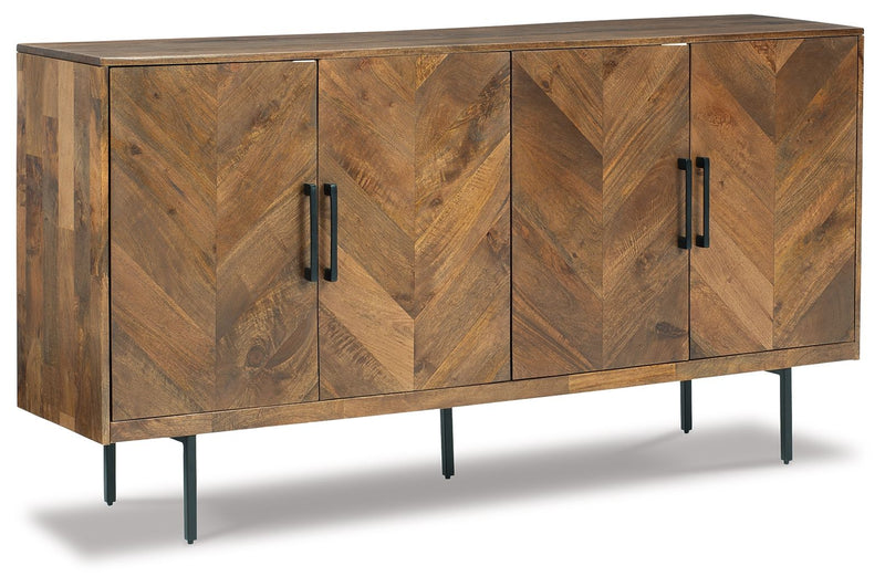 PratTVille - Accent Cabinet - Brown - R&R Furniture Gallery (Fountain Valley, CA)