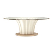 London Place - Entry Table - Creamy Pearl - R&R Furniture Gallery (Fountain Valley, CA)