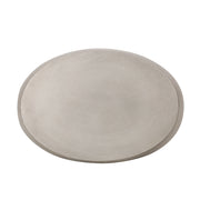 Outdoor oval-shaped side table by Noble House, featuring a sleek design with a sturdy surface for outdoor use.