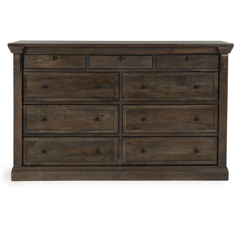 Adelaide - Wood 9 Drawer Dresser - Cocoa Brown - R&R Furniture Gallery (Fountain Valley, CA)