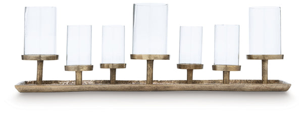 Wallmond - Candle Holder - Antique Brass Finish