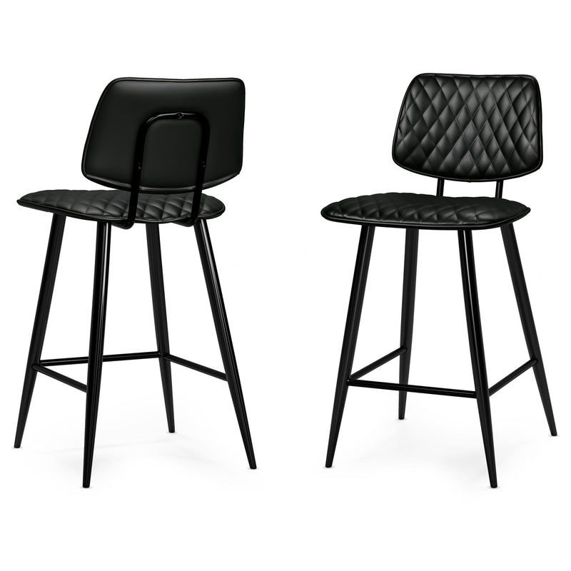 Raya - Upholstered Counter Height Stool (Set of 2) - R&R Furniture Gallery (Fountain Valley, CA)