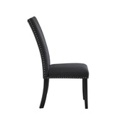 Jhoanna - Dining Chairs (Set of 2) - Black - R&R Furniture Gallery (Fountain Valley, CA)