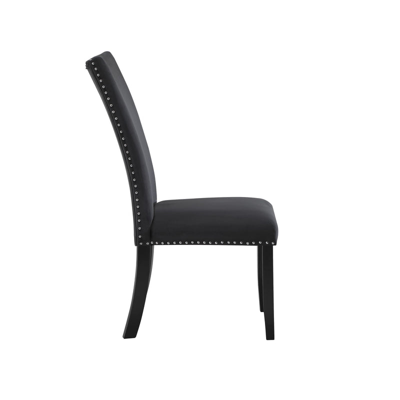 Jhoanna - Dining Chairs (Set of 2) - Black - R&R Furniture Gallery (Fountain Valley, CA)