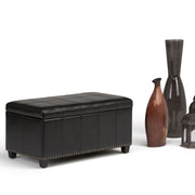 Amelia - Transitional Storage Ottoman Bench - R&R Furniture Gallery (Fountain Valley, CA)