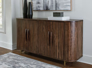 Amickly - Accent Cabinet - Dark Brown - R&R Furniture Gallery (Fountain Valley, CA)