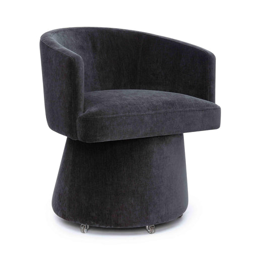 Kristen - Upcycled Chenille Rolling Desk Chair - R&R Furniture Gallery (Fountain Valley, CA)
