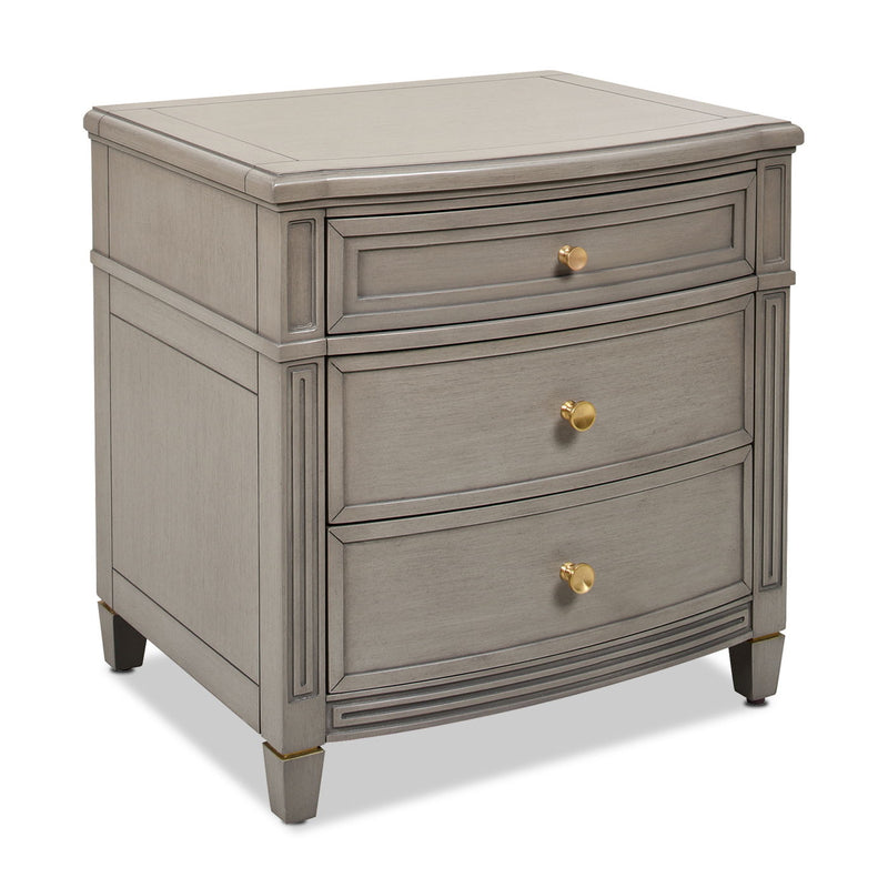 Dauphin - 3 Drawer Accent End Table - R&R Furniture Gallery (Fountain Valley, CA)